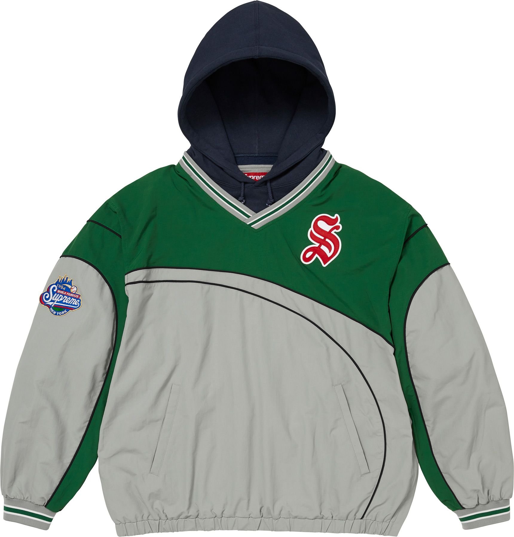 Hooded Warm Up Pullover view 2